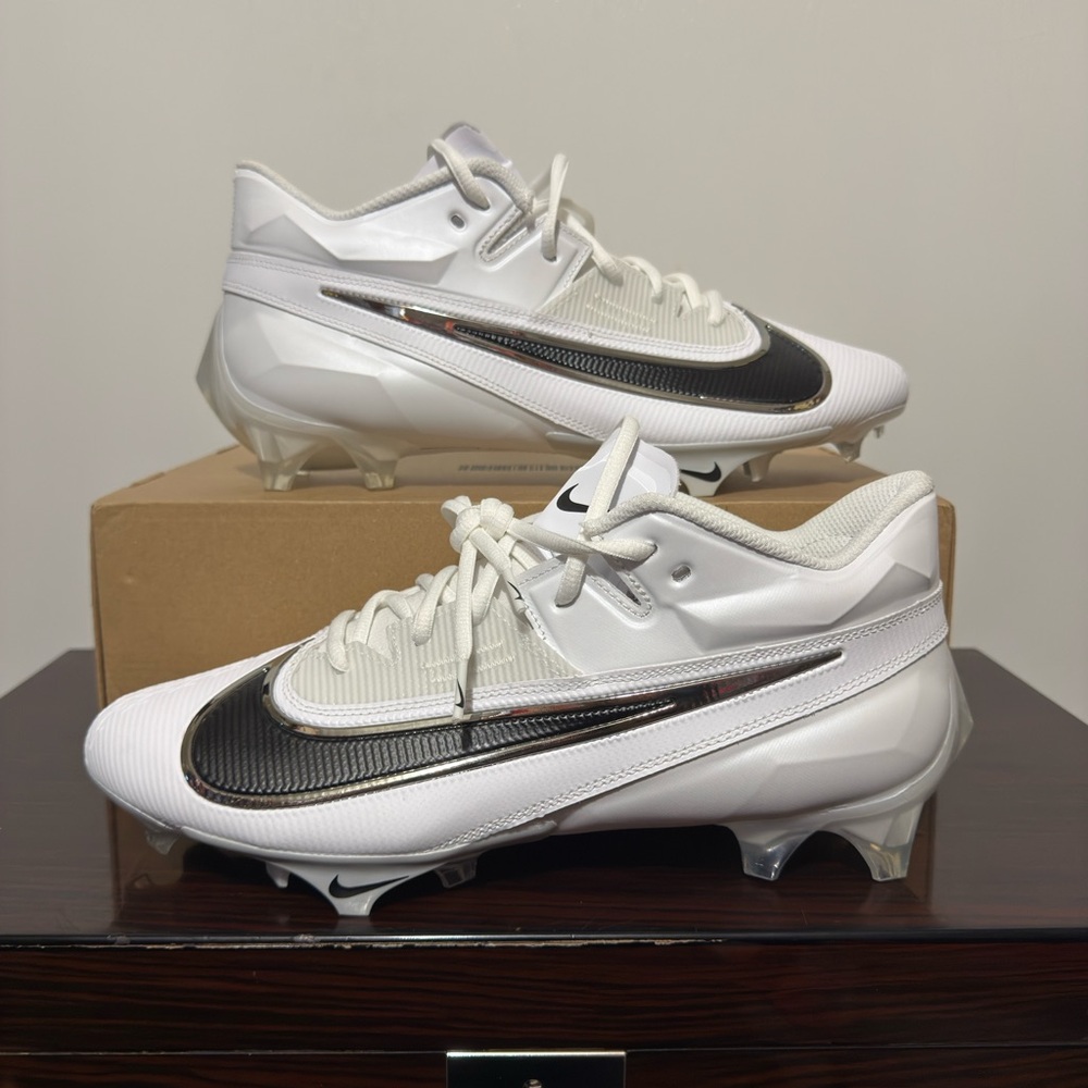 Nike Vapor Edge Elite 360 2 Football Cleats White Black Men Sizes FD5713-100